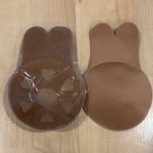 Brown Bunny-Shaped Adhesive Pasties NWOT